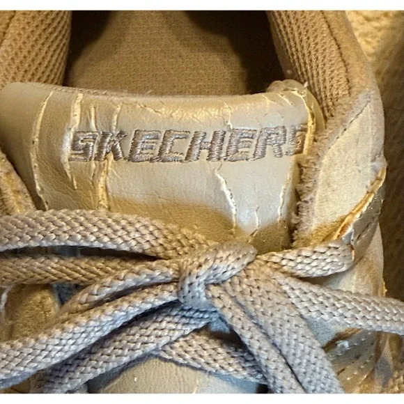 Women's Skeckers Beige Casual Shoes - Picture 5 of 14